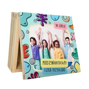 Szkatułka/Pudełko drewniane z nadrukiem zdjęcia / napisem / Twoje logo